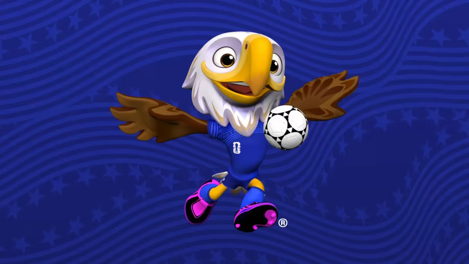 Clutch, el águila que representa a Estados Unidos en el Mundial 2026.webp